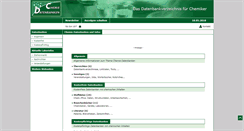 Desktop Screenshot of chemie-datenbanken.de